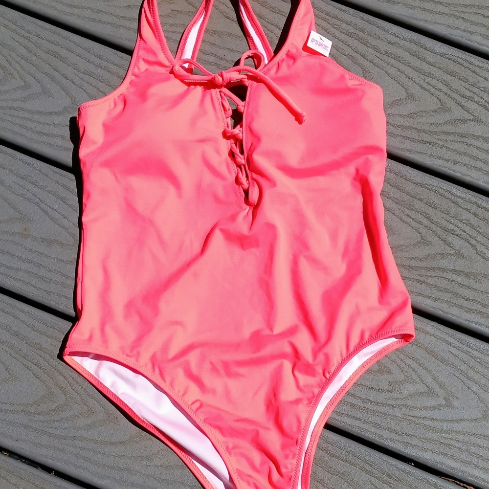 NWT PINK Victoria's Secret one-piece bathing suit